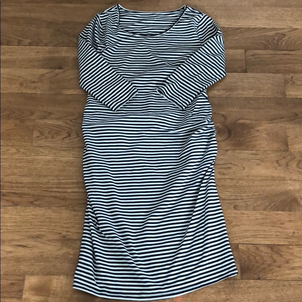 Isabel maternity striped dress Large
